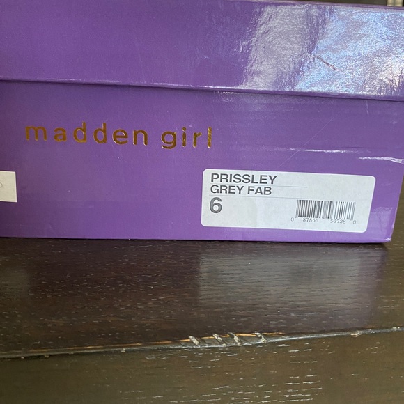 suede grey madden girl knee high boots - Picture 4 of 5